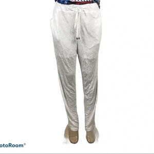 Tango Mango White Waist Tie Pants with partial inside lining New With Tags